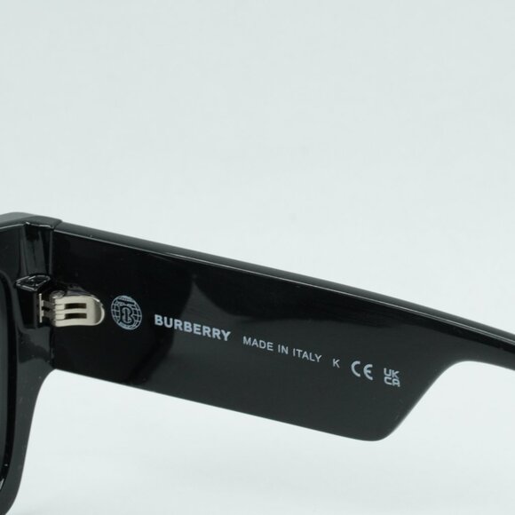 Burberry BE4397U 300187 Micah Square Sunglasses Black Frame, Dark Grey Lenses main image 10